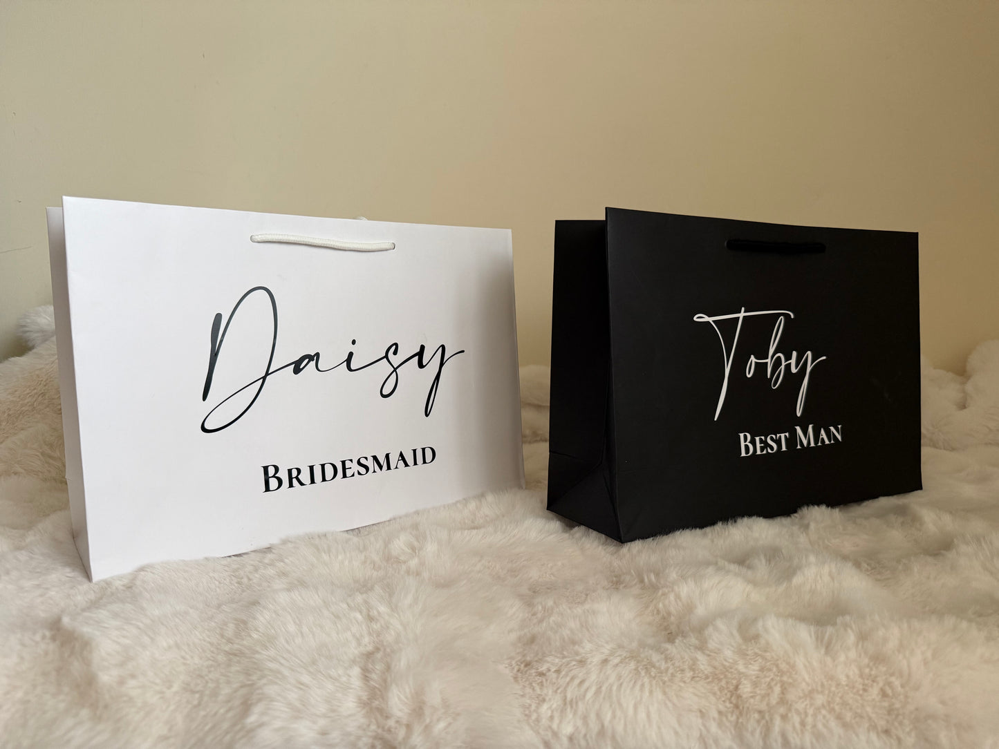 Regular Gift Bags - White or Black