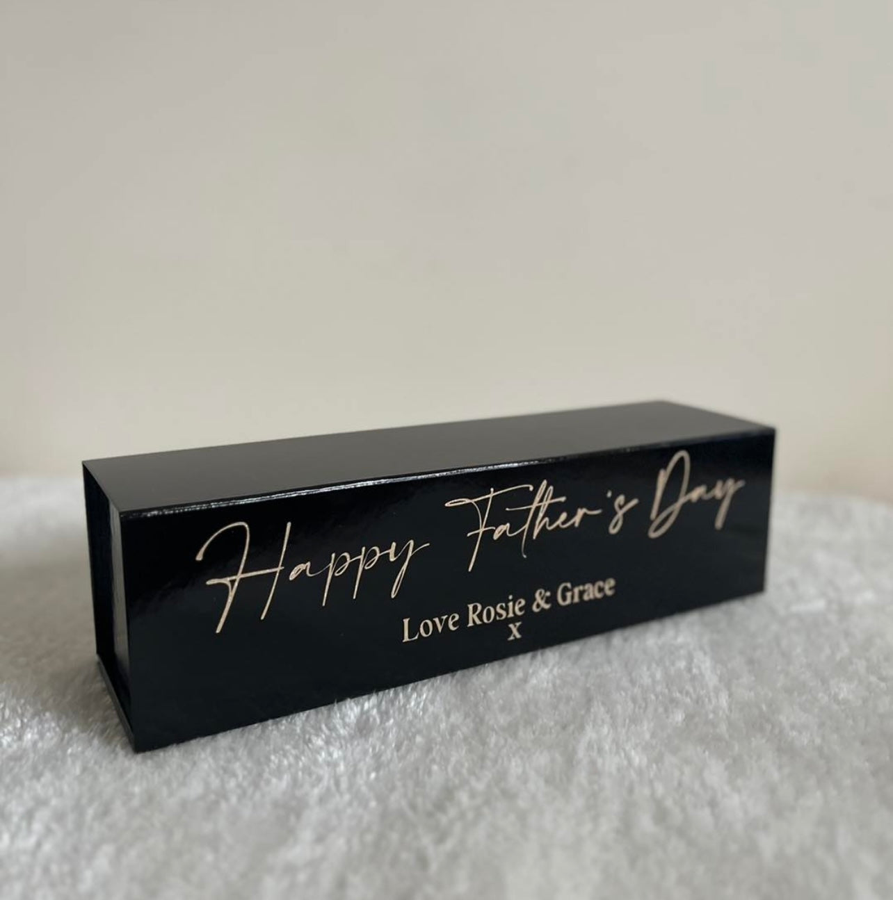 Empty Personalised Bottle Box