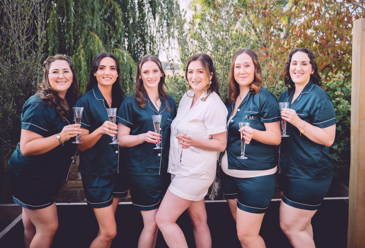 Short Satin Adult PJ Set Size 8-16