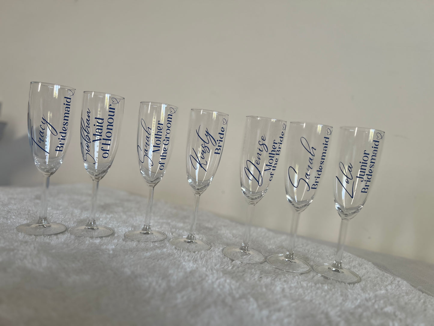 Personalised Glass Flute