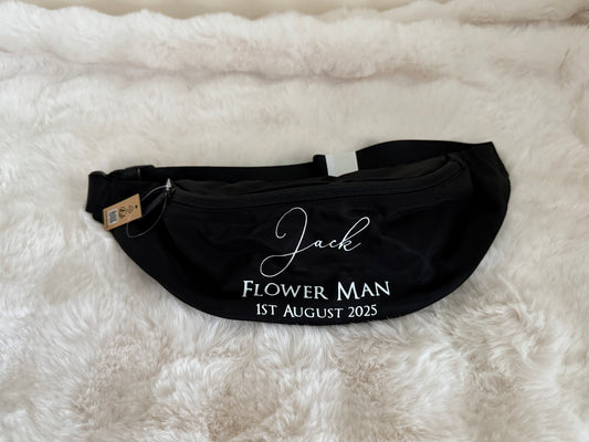 Personalised Bum Bag - Flower Man