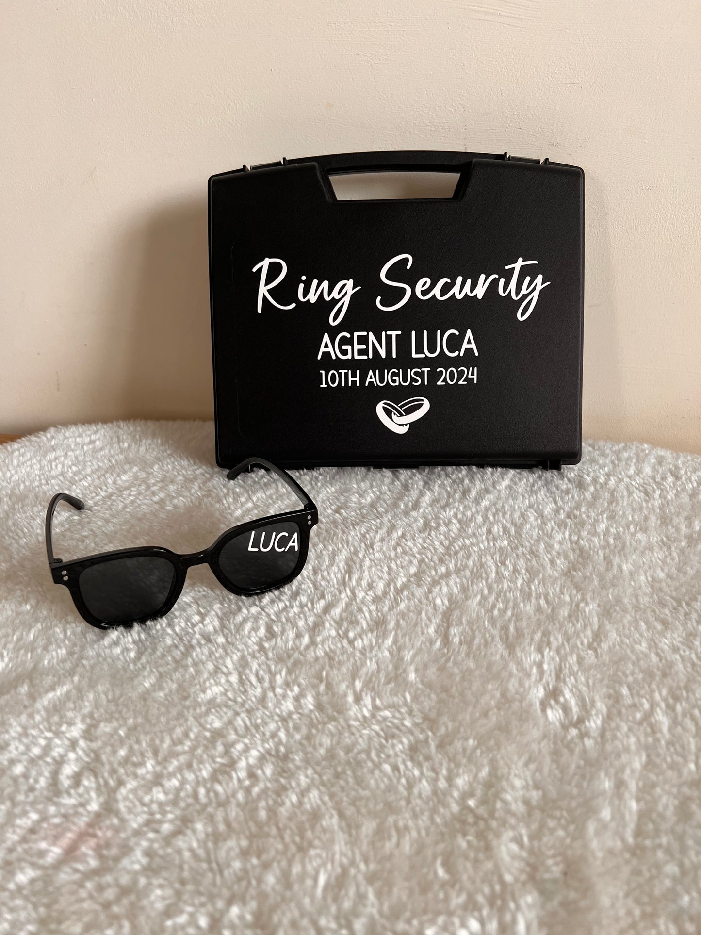Kids Black Personalised sunglasses