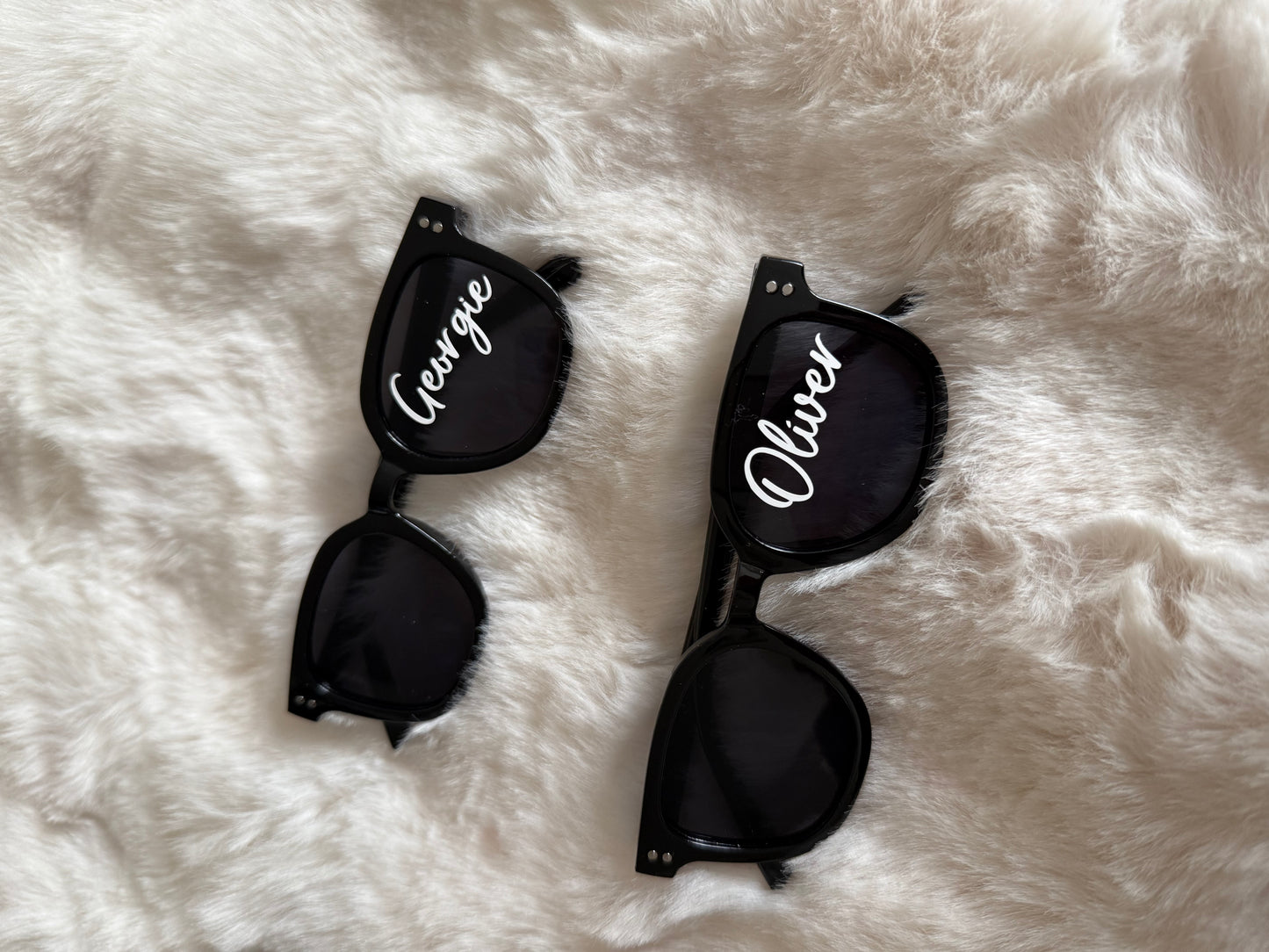 Kids Black Personalised sunglasses