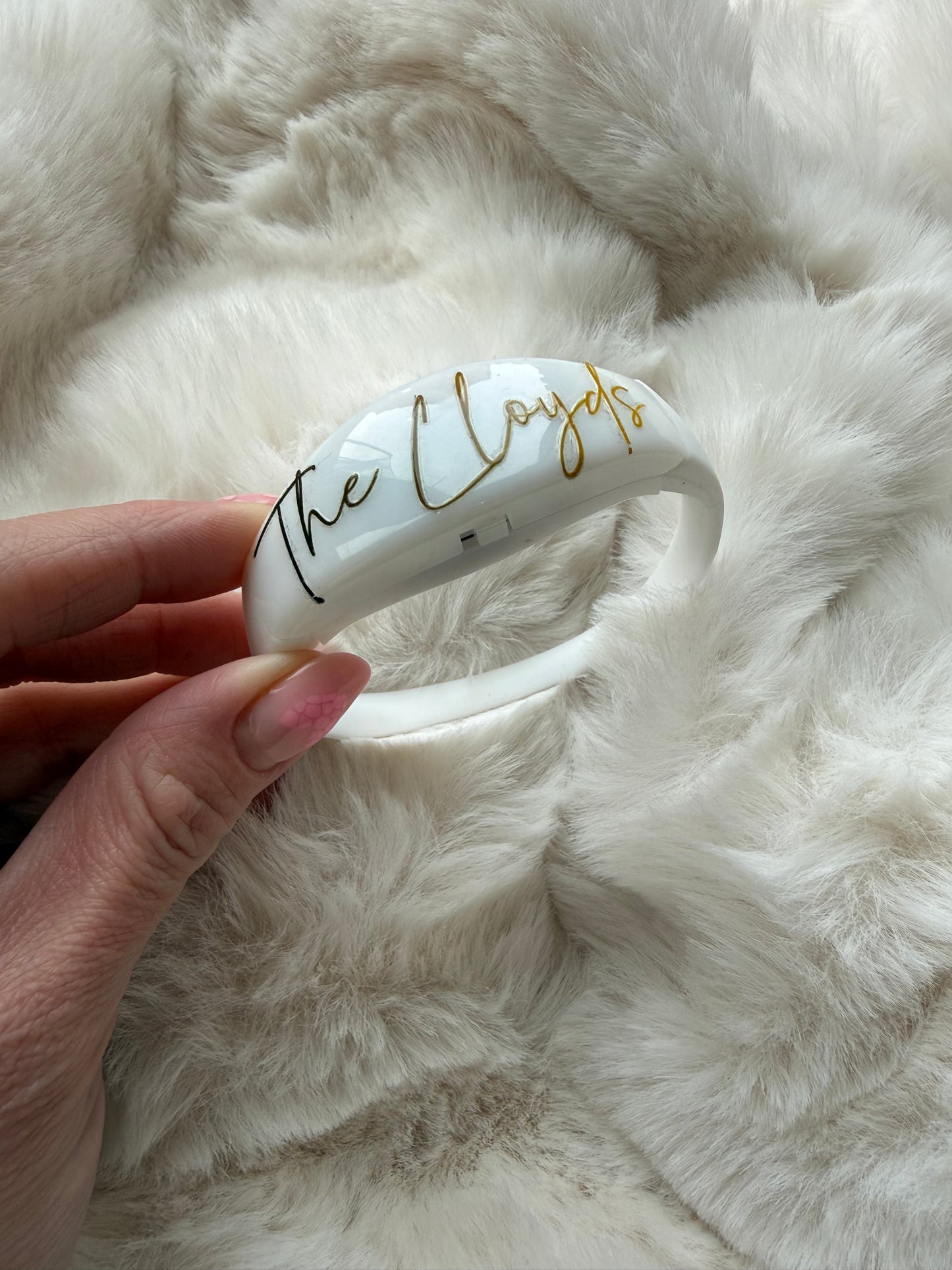 Light up song activated glow stick wrist band