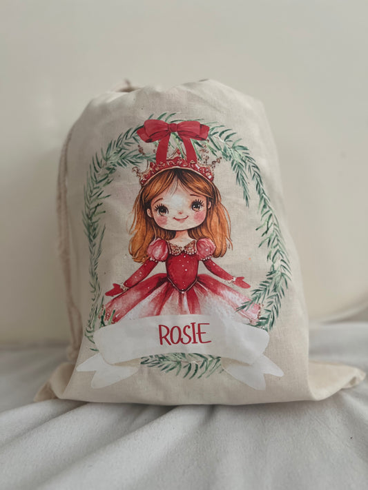 Small Drawstring Christmas Sack