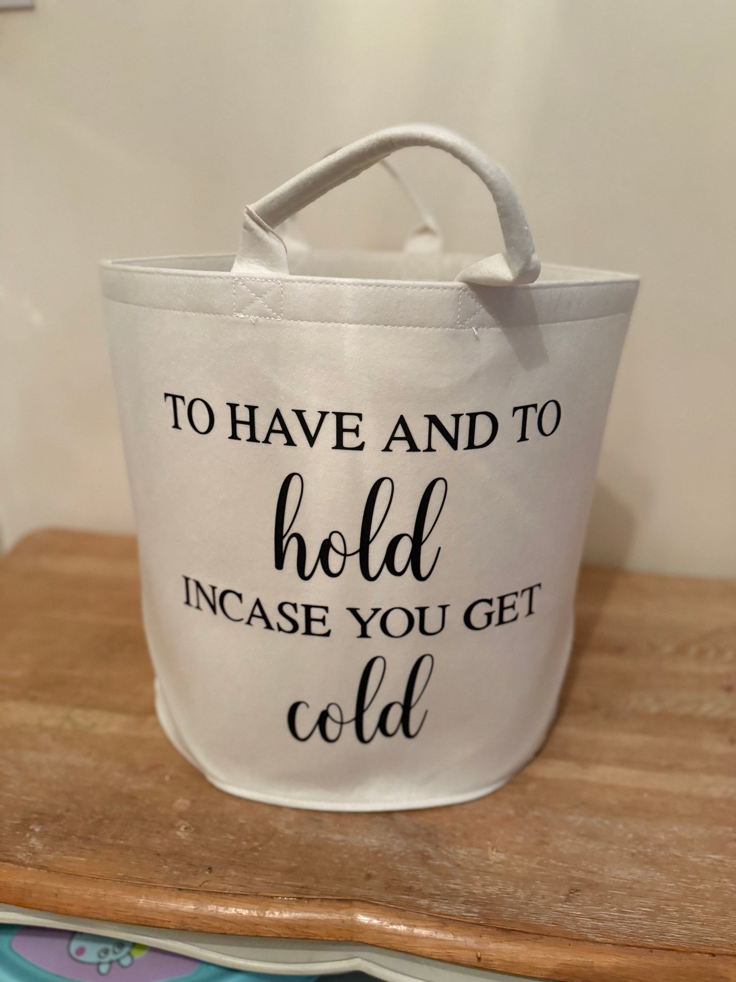 Personalised Felt Storage Basket's/Trugs