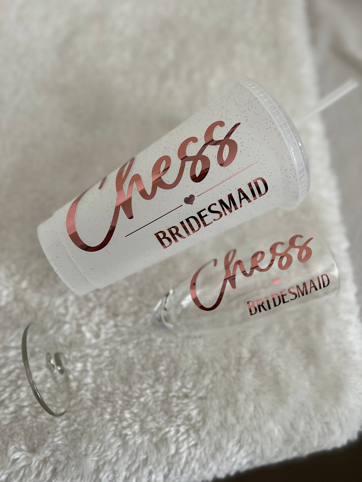 Personalised Glass Flute