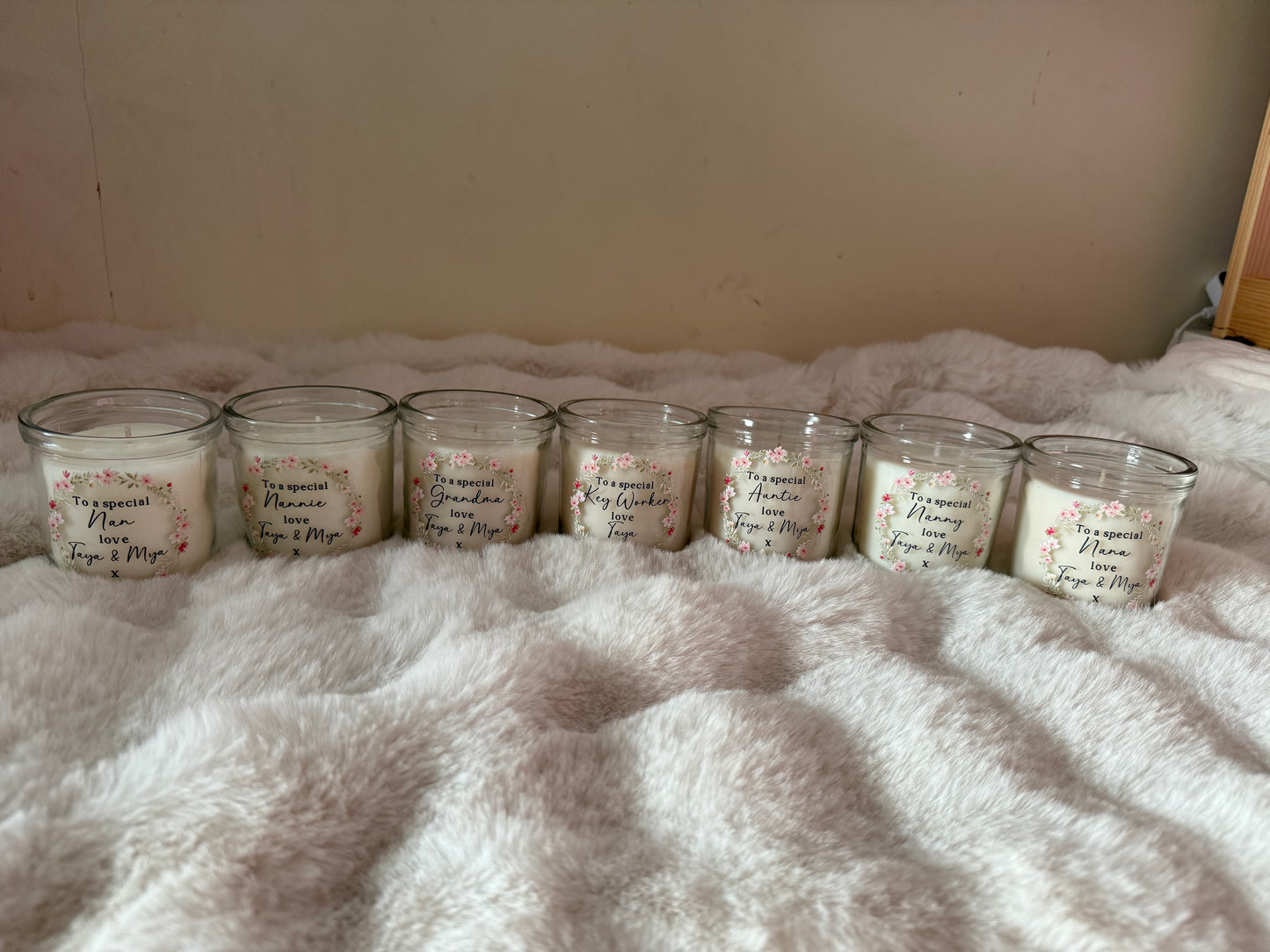 Personalised Candle- Thank you Gift/Supllier