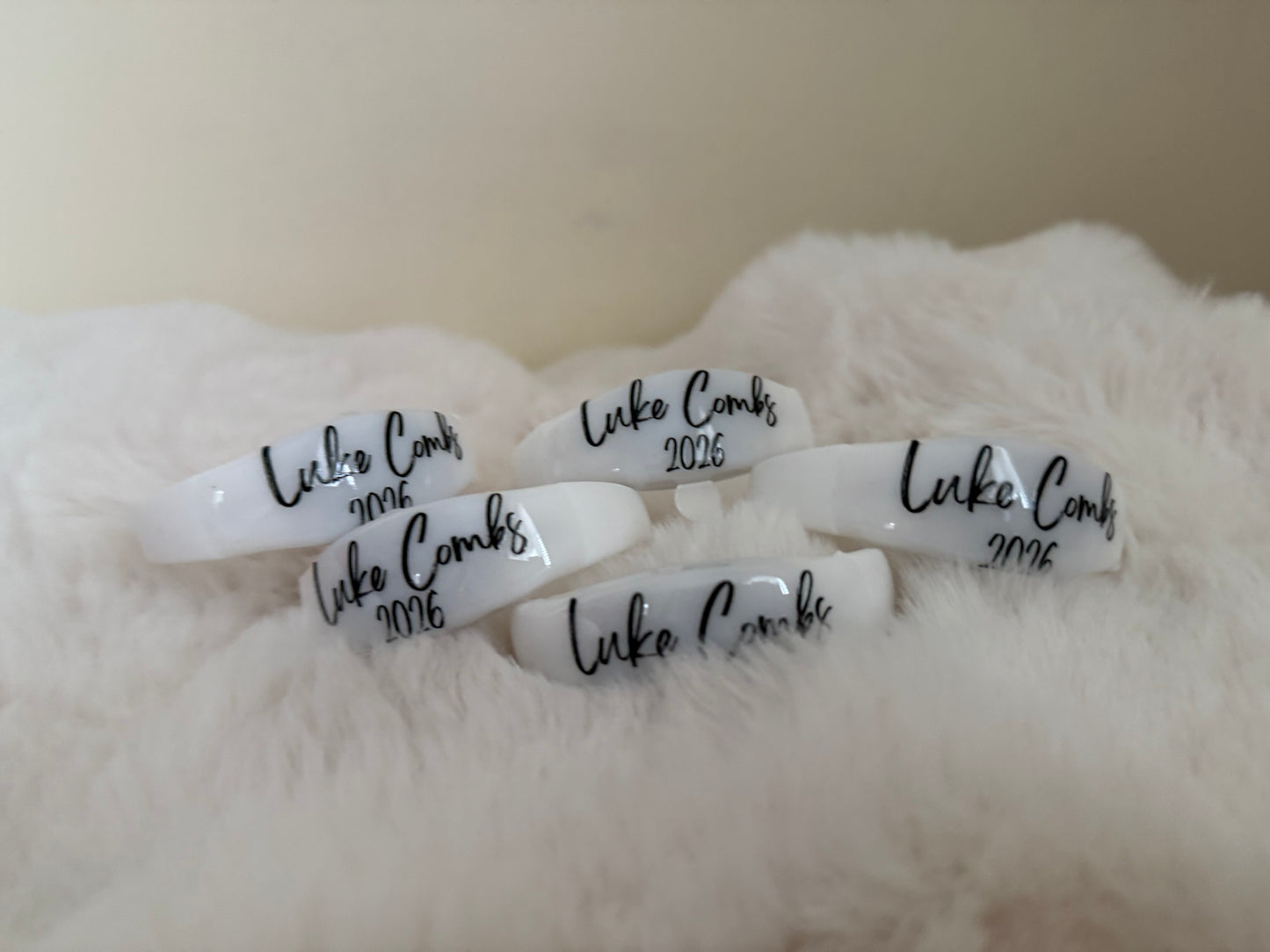 Light up song activated glow band wrist band