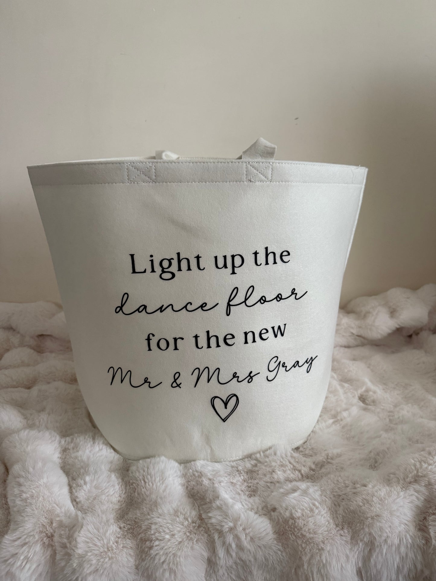 Personalised Felt Storage Basket's/Trugs
