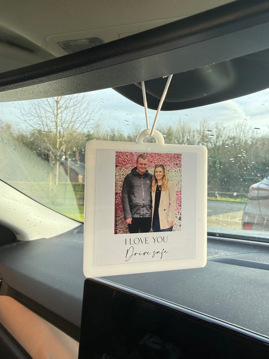 Hanging Polaroid car decoration