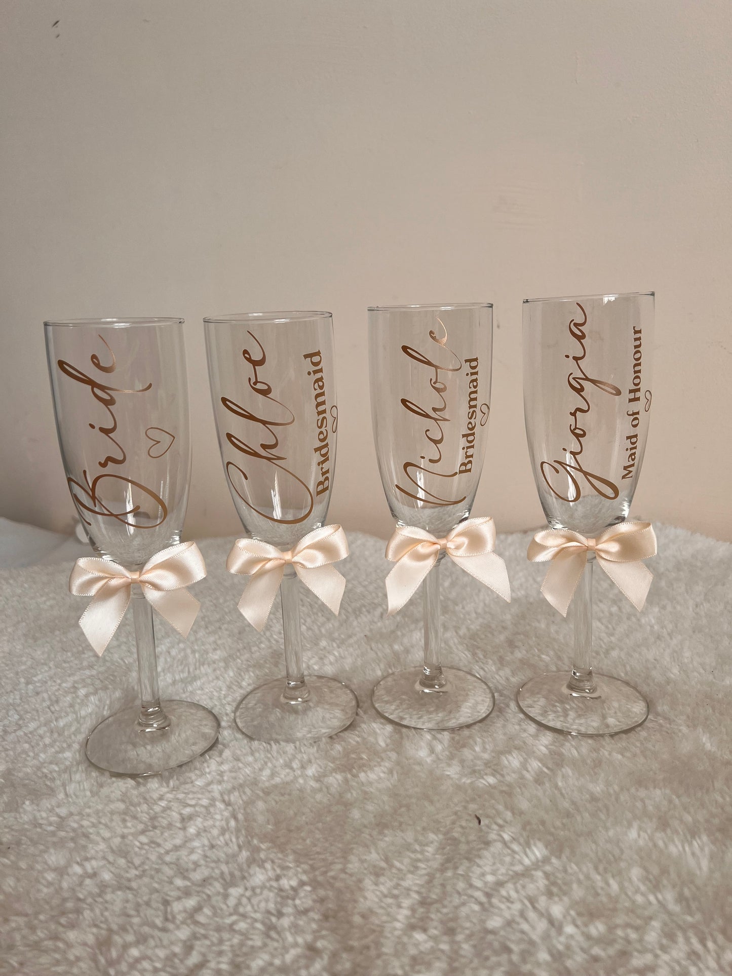 Personalised Glass Flute