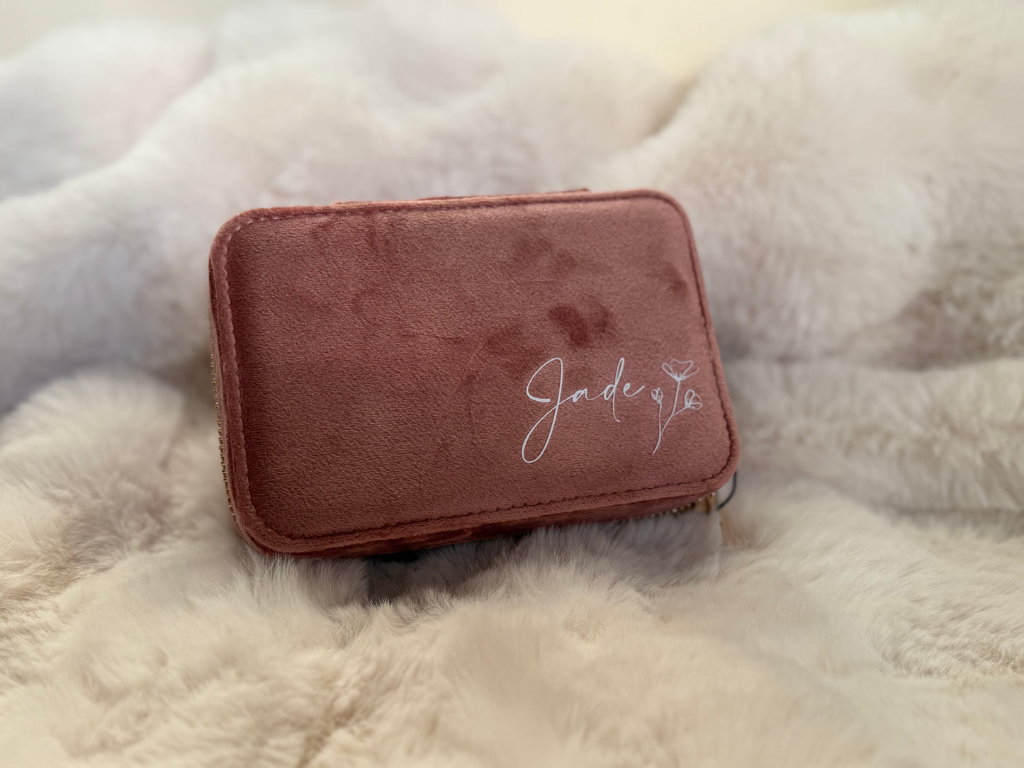 Velvet jewellery Box