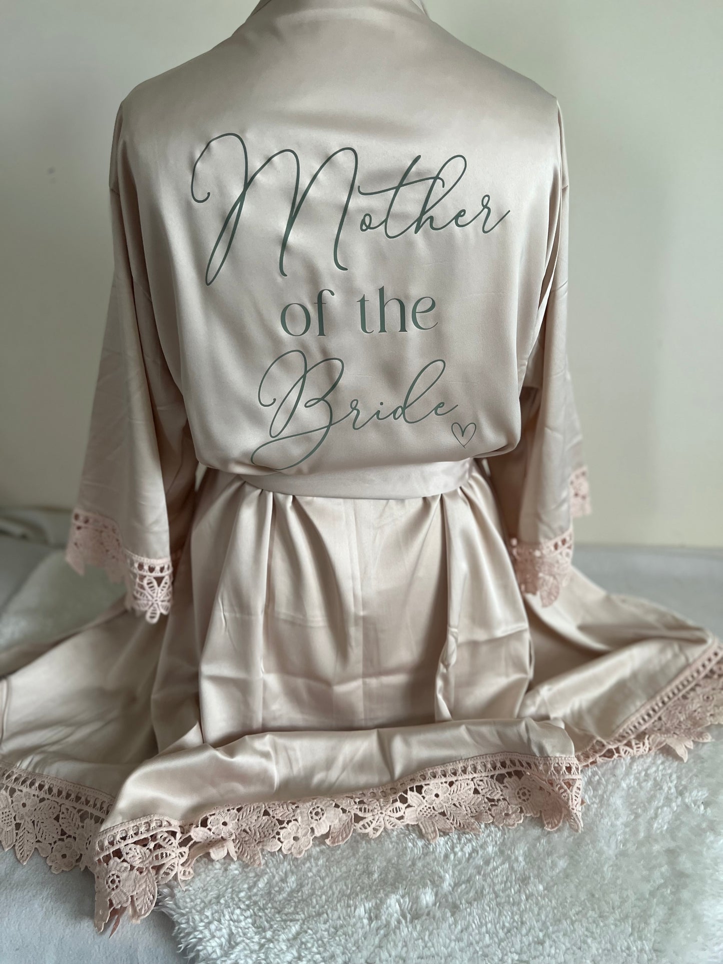 Lace Sleeve Adult Robe