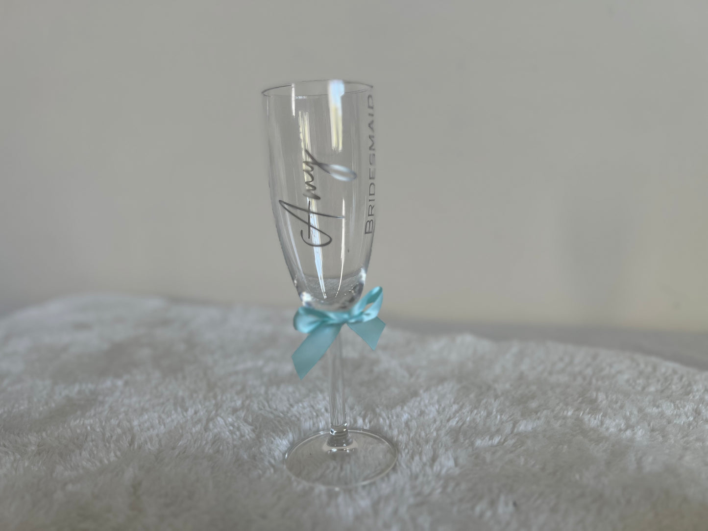 Personalised Glass Flute