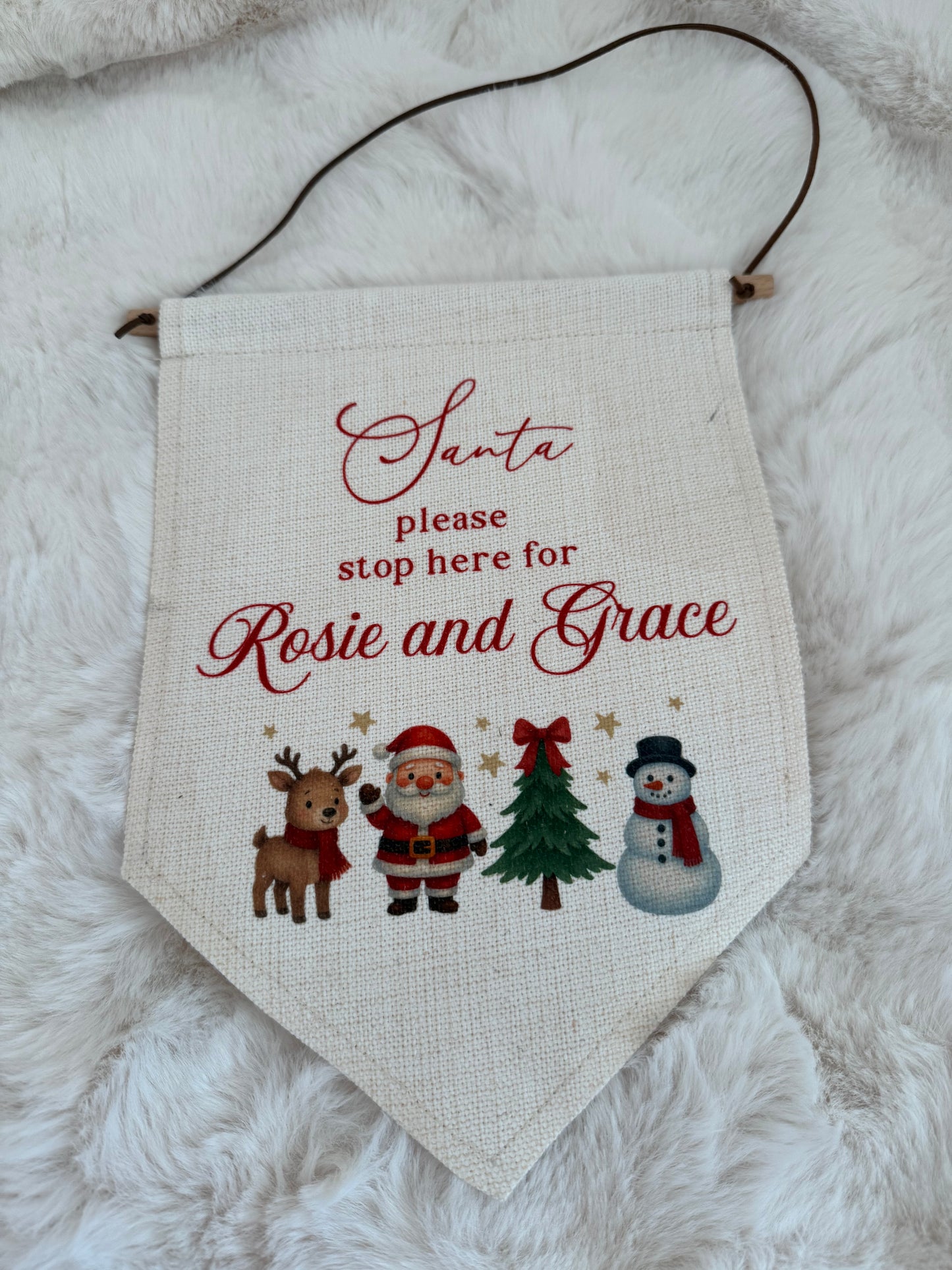 Canvas Pennant Banner Sign Perfect for Page Boy, Flower Girl