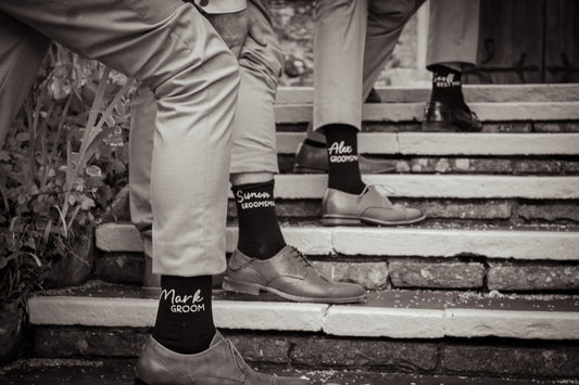 Personalised Black Socks