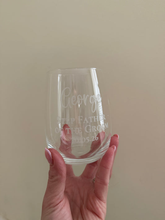 Personalised Whisky glass
