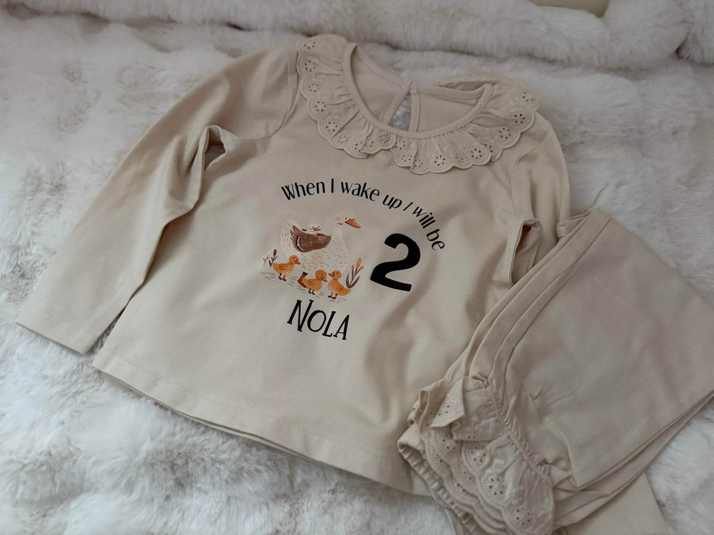 Frill Arm and Legs Cotton Kids PJ’s