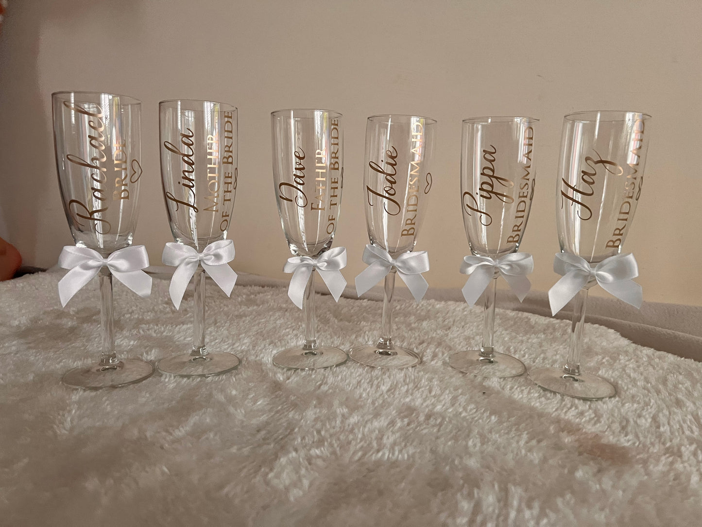 Personalised Glass Flute