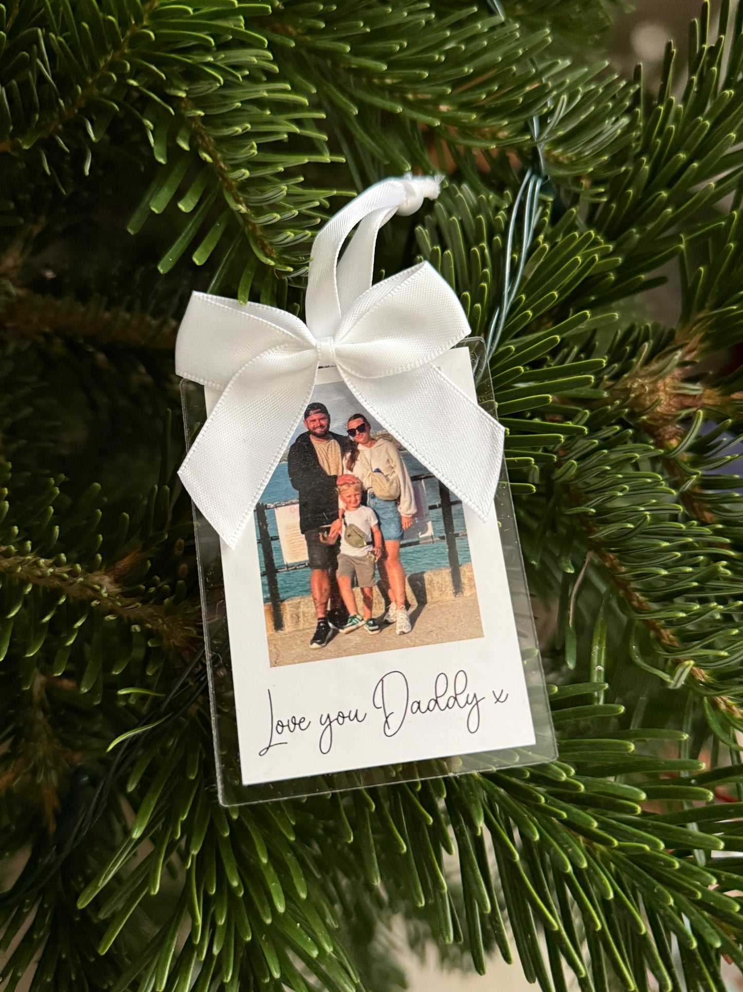 Polaroid hanging decoration