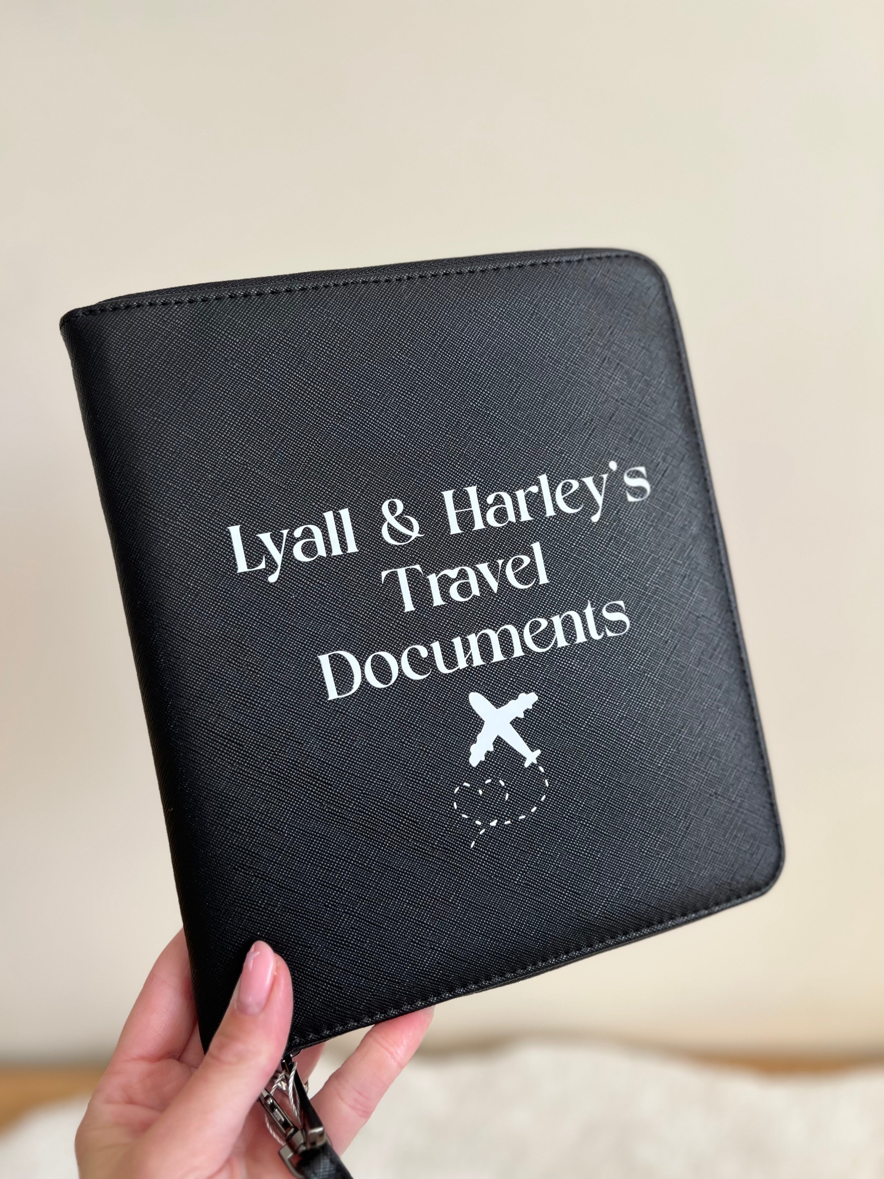 Travel Document Folder – Ferns Crafty Creations