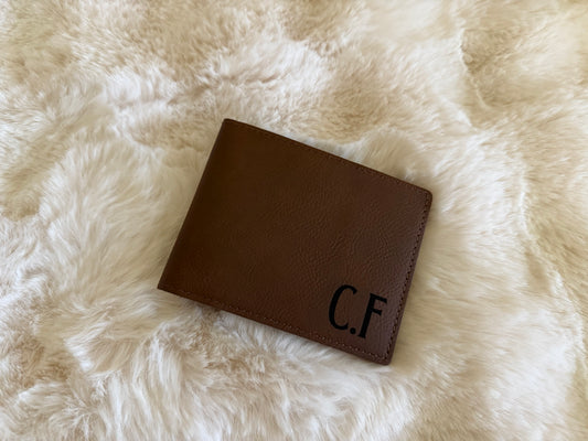 Personalised Engraved men’s wallet