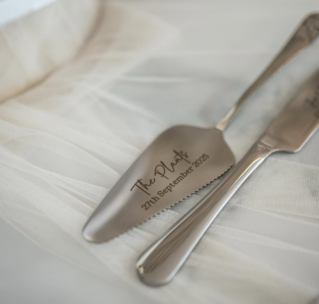 Personalised Cake Knife and Server