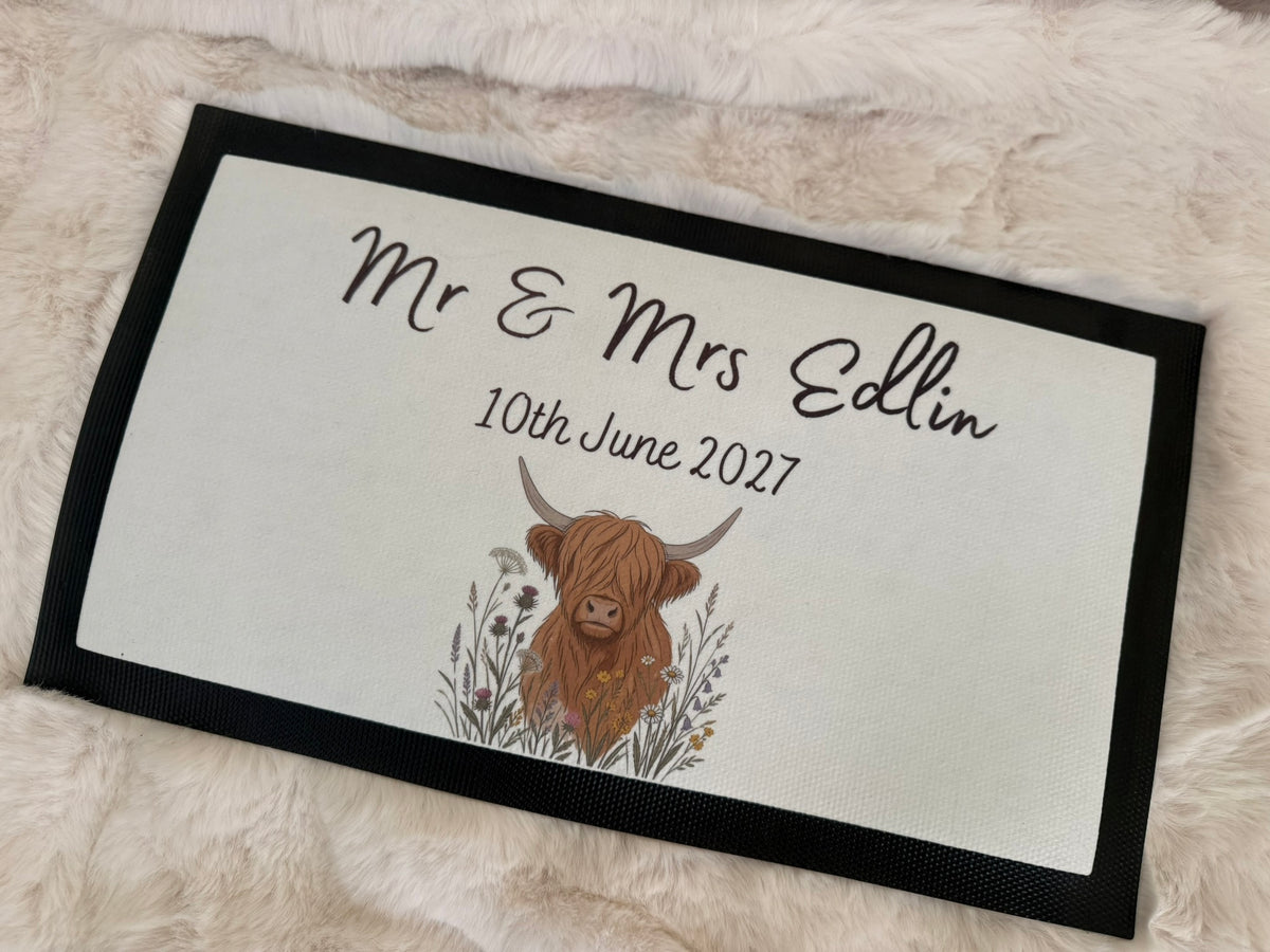 Personalised Bar Runner/Mat