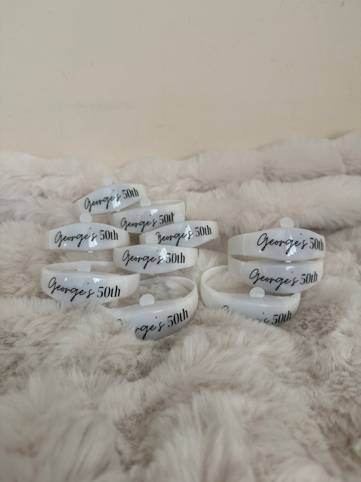 Light up song activated glow band wrist band