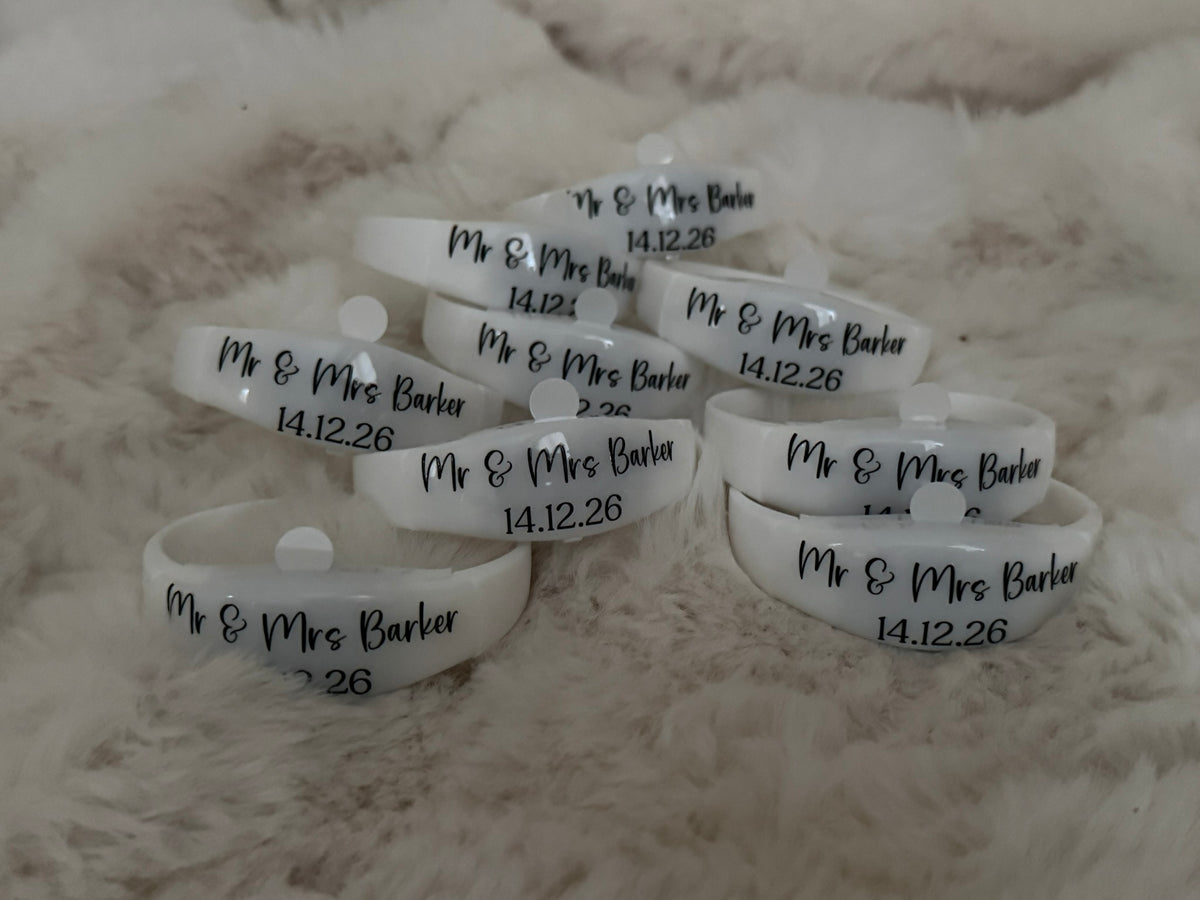 Light up song activated glow band wrist band